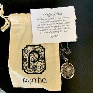 Pyrrha necklace silver 18” chain